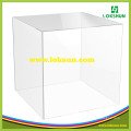 Black Acrylic Suggestion Name Card Collection Box Plexiglass Donation Box with Brochure Holder